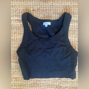 XS ALC black cropped tank top